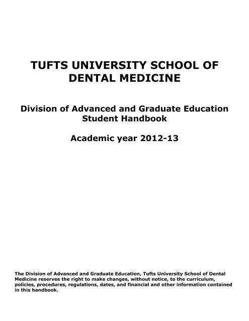 Download - Tufts University School of Dental Medicine